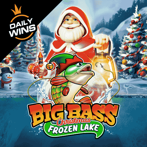 Big Bass Christmas Frozen Lake